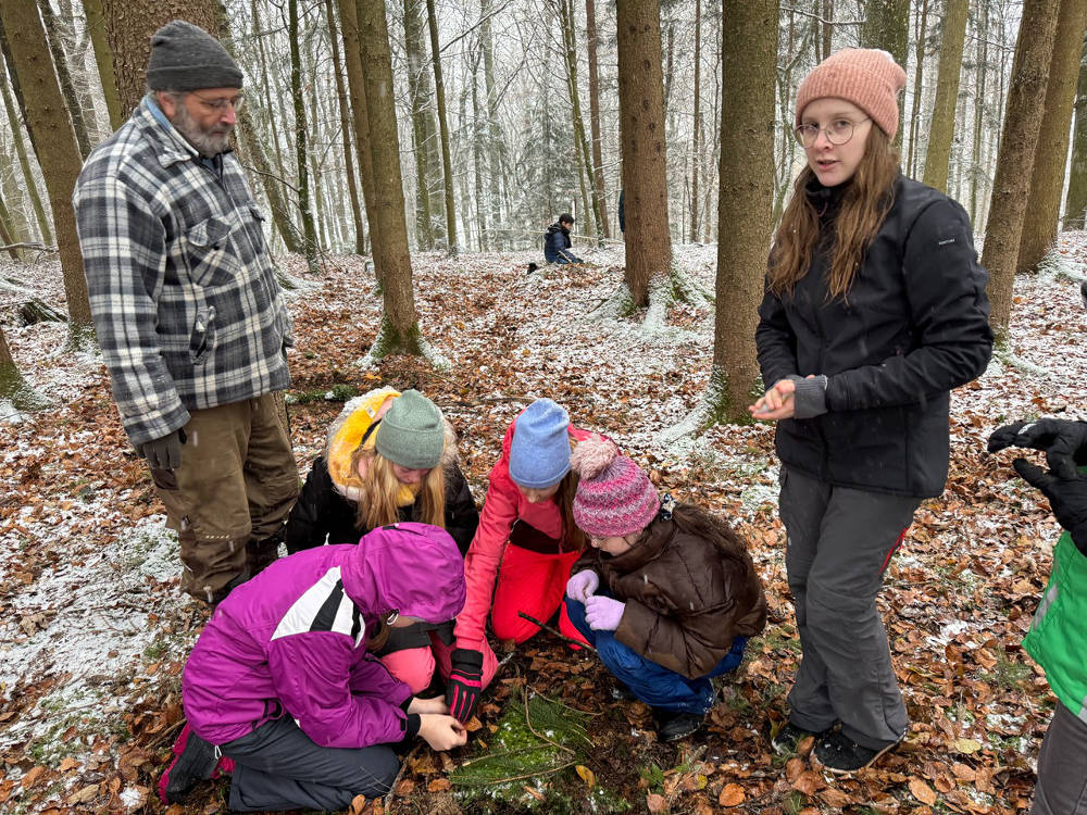 Waldtag im Biologieunterricht der 6a