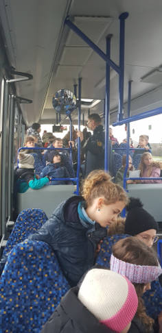 Bustraining Klasse 5 - im Bus