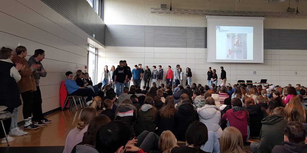 Schule mit ausgezeichnetem Schulsanitätsdienst