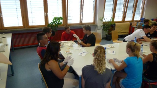 Austausch mit den Schulsanitätern der Mali-Gemeinschaftsschule Biberach