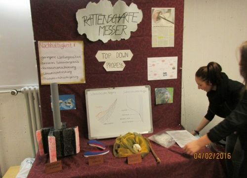 Bionik-Präsentation in der Aula