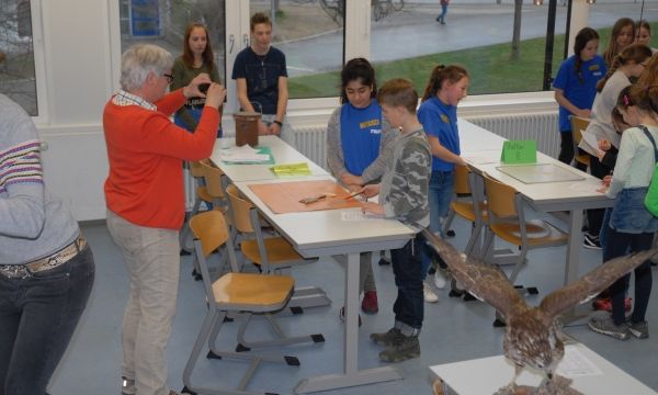 Interessante Stationen im Biologieraum, ...