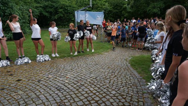 Mitglieder der Cheerleading-AG