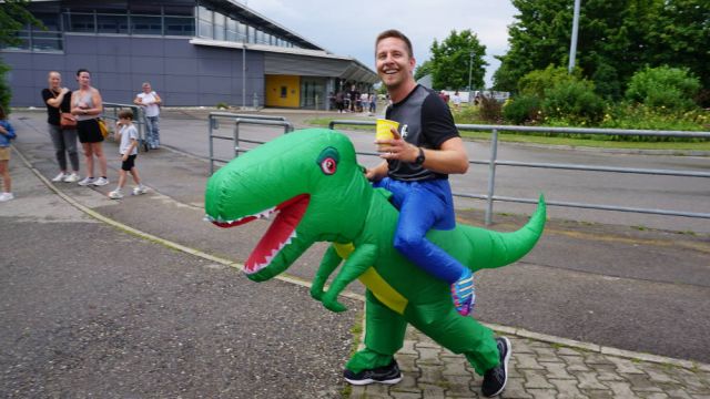 Auch Dinos müssen trinken.