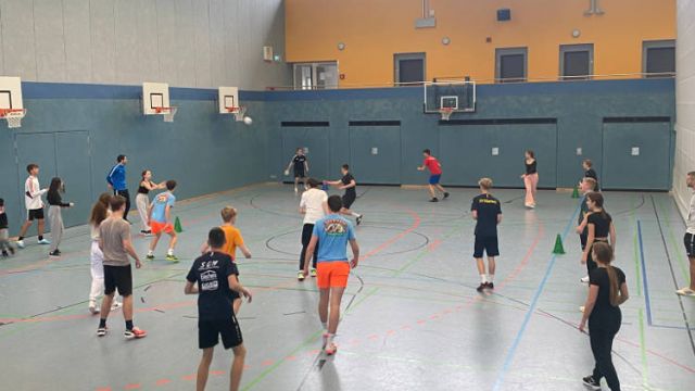 Völkerballturnier - Finale Klassen 9-10