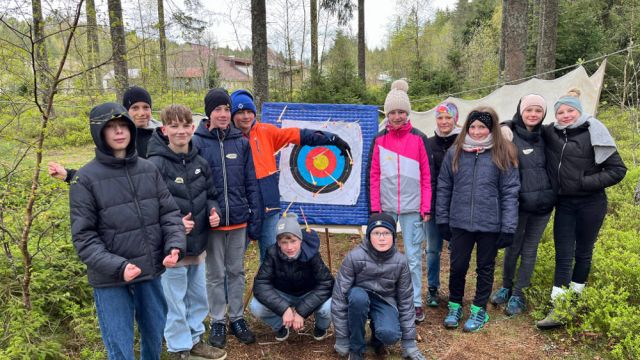 Schullandheim - Bogenschießen