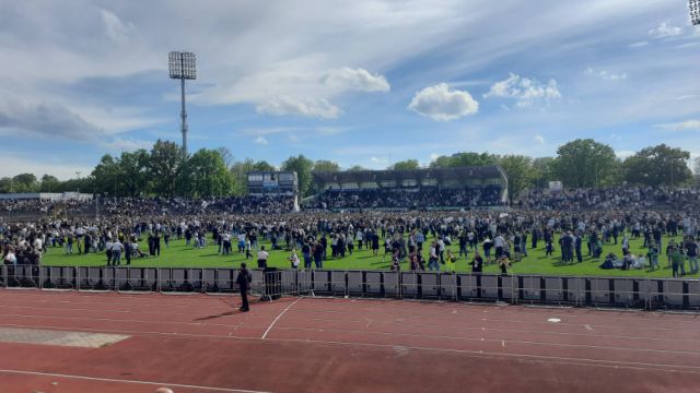 Stadionfahrt zum Aufstiegsspiel des SSV Ulm