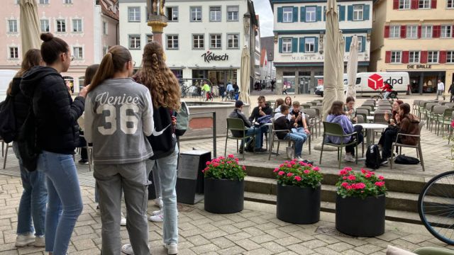 Ausflug der Schulsanis nach Biberach - Besuch der Integrierten Rettungsleitstelle des Landkreises Biberach