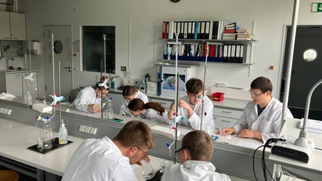 Schnupperlabortag an der Kilian-von-Steiner-Schule in Laupheim