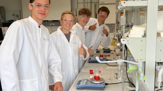 Schnupperlabortag an der Kilian-von-Steiner-Schule in Laupheim